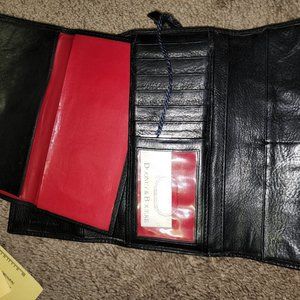 Dooney & Bourke Women's Black Florentine Continental Clutch